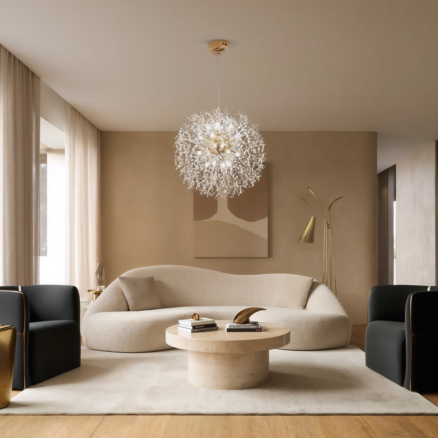 Dandelion Crystal Pendant Chandelier | Lunalight