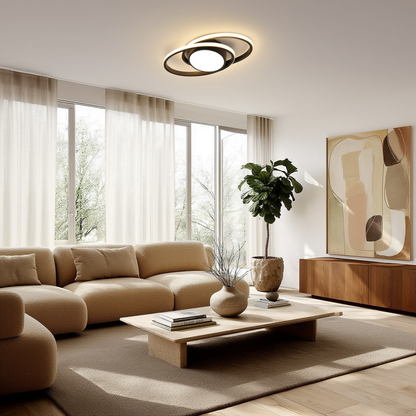 Black Orbit LED Ceiling Light | Lunalight