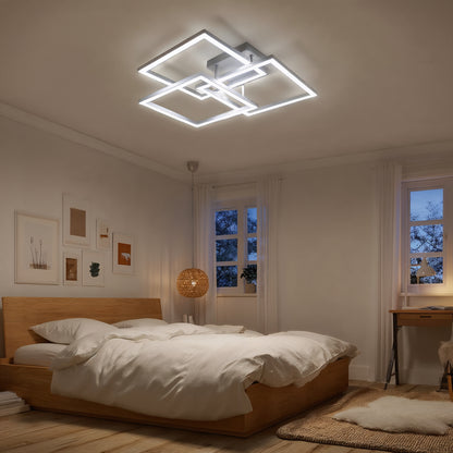 Modern Square LED Ceiling Light Dimmable | Lunalight