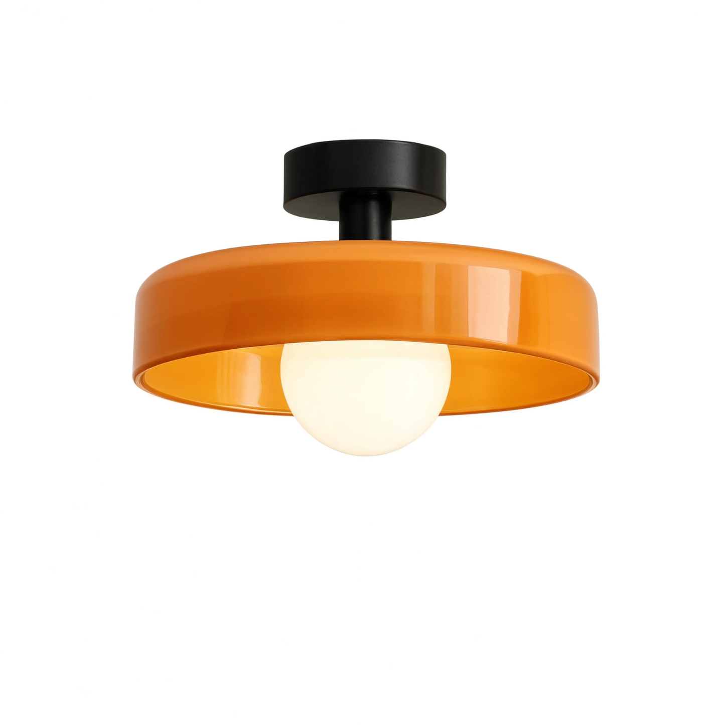 Vintage Glass Ceiling Light 25cm