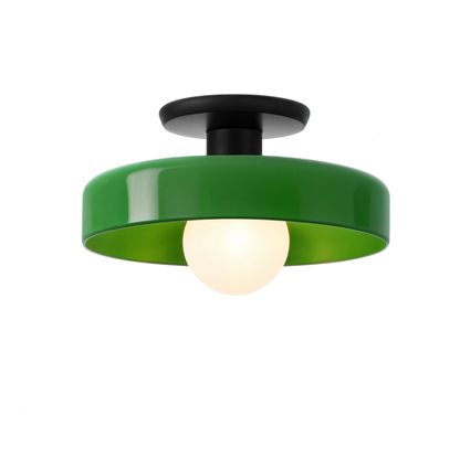 Vintage Glass Ceiling Light 25cm