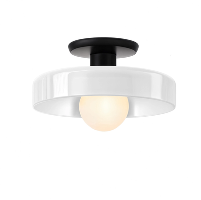 Vintage Glass Ceiling Light 25cm