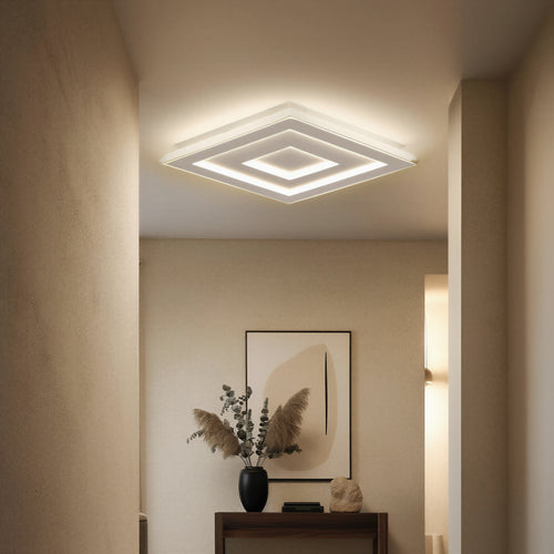 White Square LED Ceiling Light