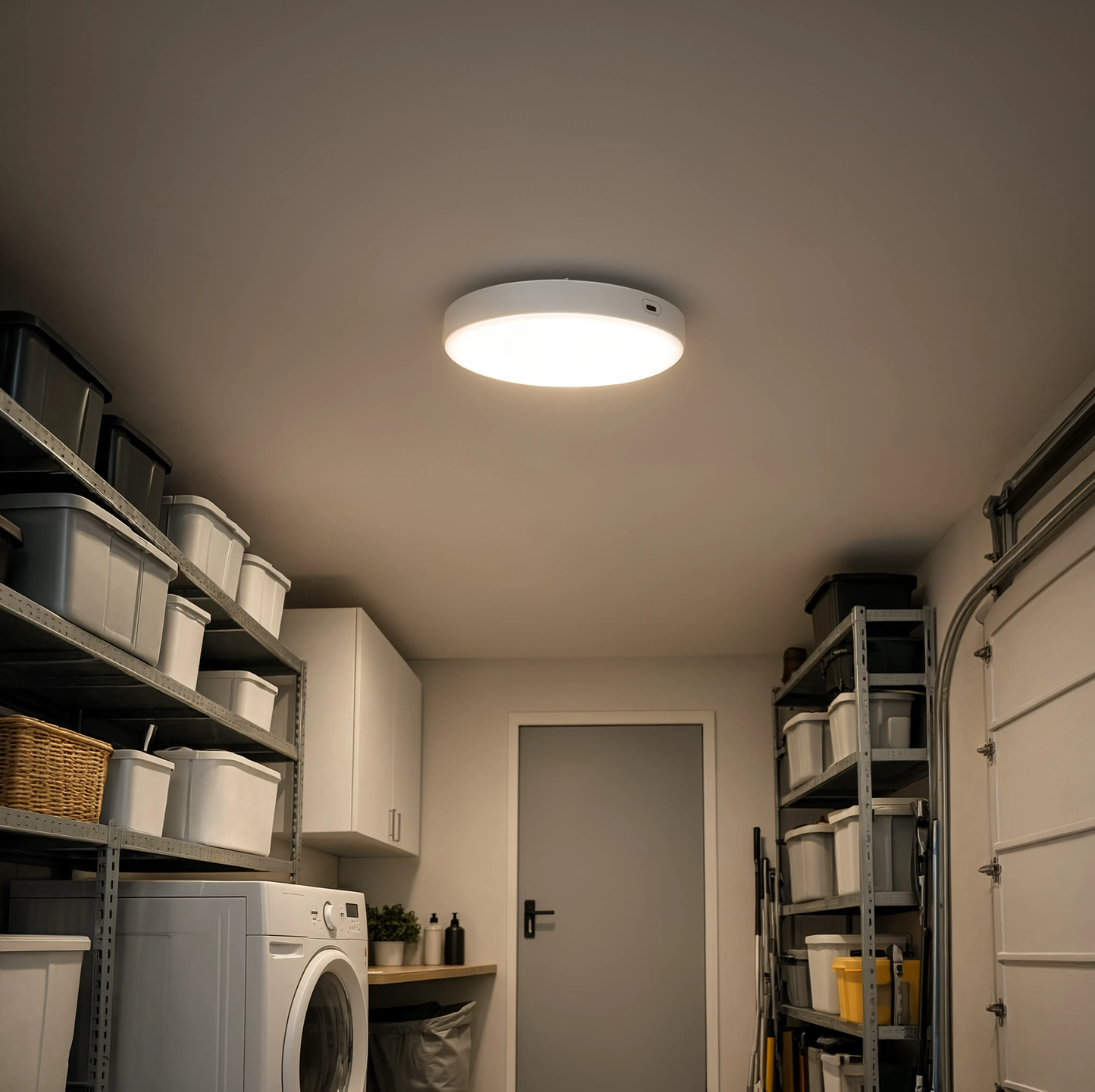 Wireless LED Ceiling Light Battery Powered | Motion Sensor & Remote Control