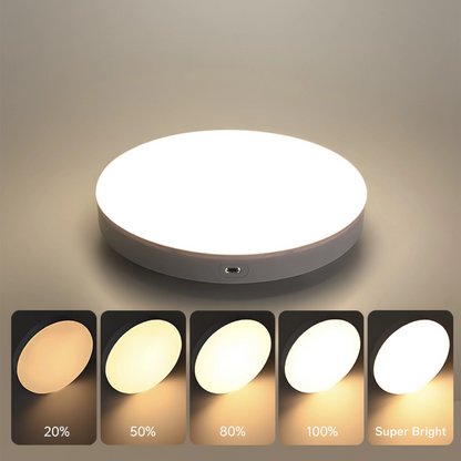 Wireless LED Ceiling Light Battery Powered | Motion Sensor & Remote Control