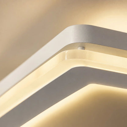 White Square LED Ceiling Light