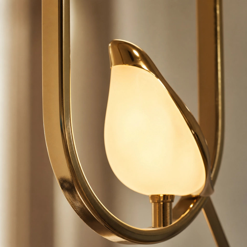 Gold Bird LED Pendant Light Adjustable Wire