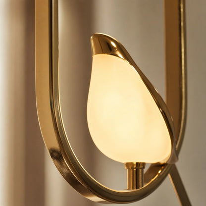 Gold Bird LED Pendant Light Adjustable Wire