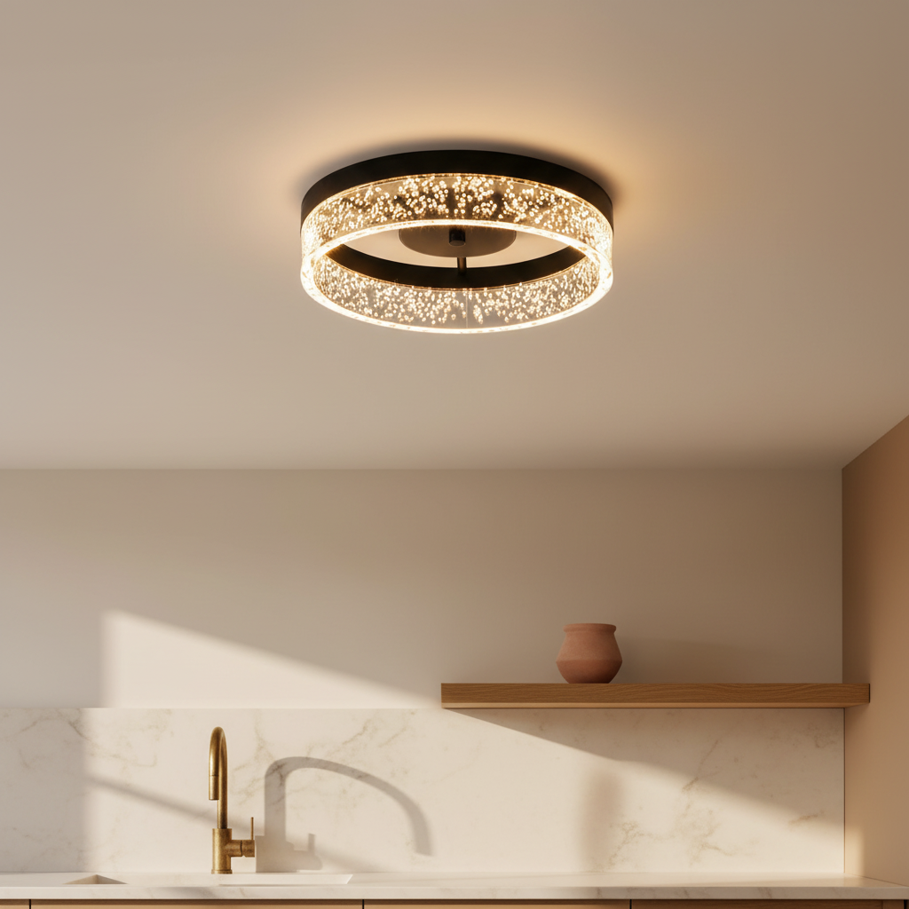 Bubble LED Flush Ceiling Light 30cm | Warm White | 20W